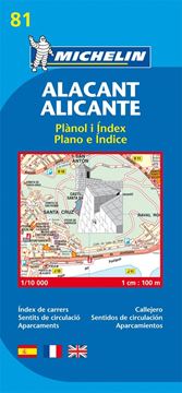 Alicante Plano e Índice Num. 81 "Escala 1/10 000 - 1cm: 100m."