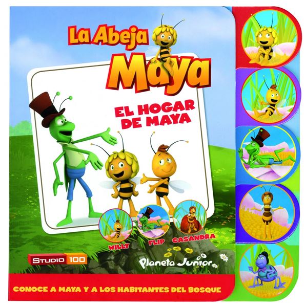 La Abeja Maya. El hogar de Maya "Libro de cartón con pestañas"