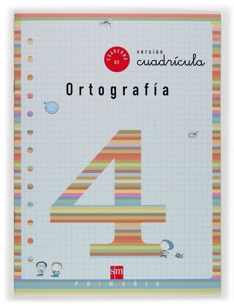 Cuaderno de ortografia 4 cuadrícula