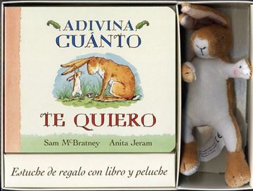 Imagen de Adivina cuánto te quiero con peluche "Estuche de regalo con libro y peluche"