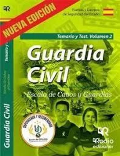 Imagen de Temario y Test Volumen 3 Guardia Civil 2019 "Escala de Cabos y Guardias"