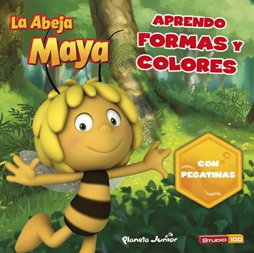 La Abeja Maya. Aprendo formas y colores "Con pegatinas"