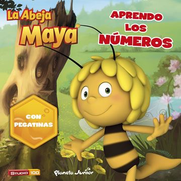 La Abeja Maya. Aprendo los números "Con pegatinas"