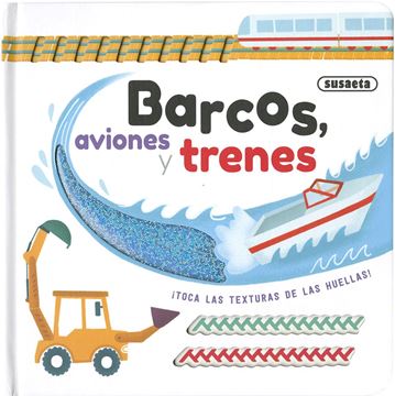 Barcos, aviones y trenes "toca las texturas de las huellas"