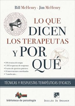 Lo que dicen los terapeutas y por qué. Técnicas y respuestas terapéuticas eficaces, 2022