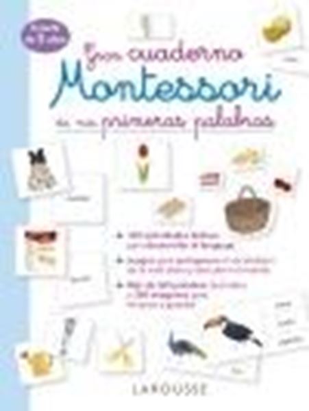 Gran cuaderno Montessori de mis primeras palabras "A partir de 3 años"