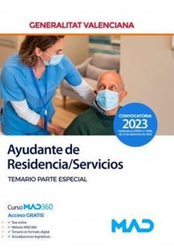 Imagen de Temario Parte Especial Ayundante de Residencia/Servicios Generalitat Valenciana, 2023