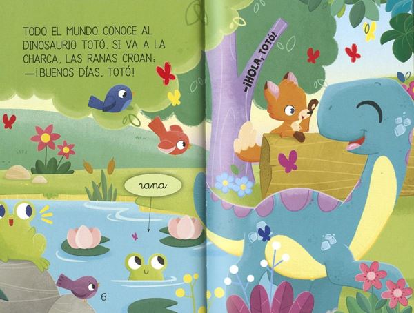 El dinosaurio se disfraza "Aprendo a leer. Nivel 0"