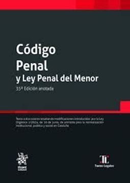 Imagen de Código Penal y Ley Penal del Menor, 35ª ed. 09/2024