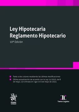 Imagen de Ley Hipotecaria Reglamento Hipotecario, 10ª Ed, 2024