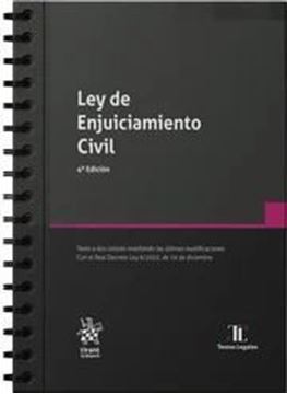 Imagen de Ley de Enjuiciamiento Civil, 4ª Ed. 2024 (Anillas)