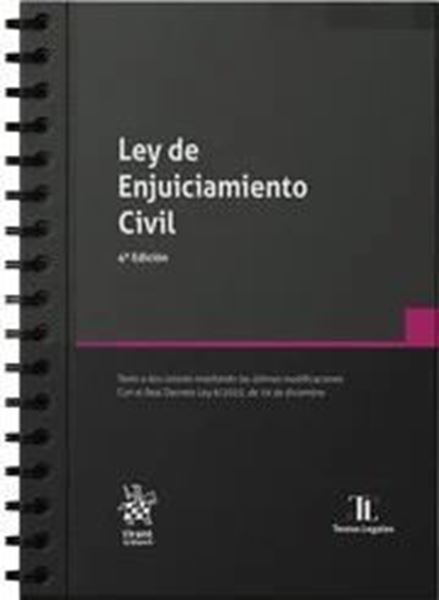 Imagen de Ley de Enjuiciamiento Civil, 4ª Ed. 2024 (Anillas)