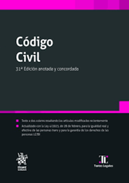 Imagen de Código Civil, 31ª ed. 09/2024