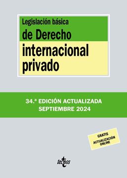 Imagen de Legislación básica de Derecho Internacional privado, 34ª ed. 09/2024