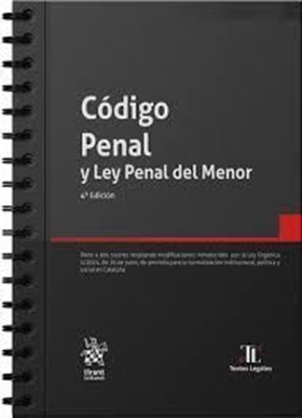 Imagen de Código Penal y Ley penal del Menor con anillas, 4ª ed. 09/2024