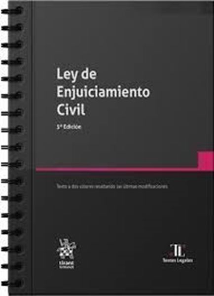 Imagen de Ley de Enjuiciamiento Civil anillas, 5ª ed. 09/2024