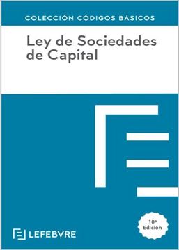 Imagen de Ley de Sociedades de capital, 10ª ed. actualizada 18/07/2024