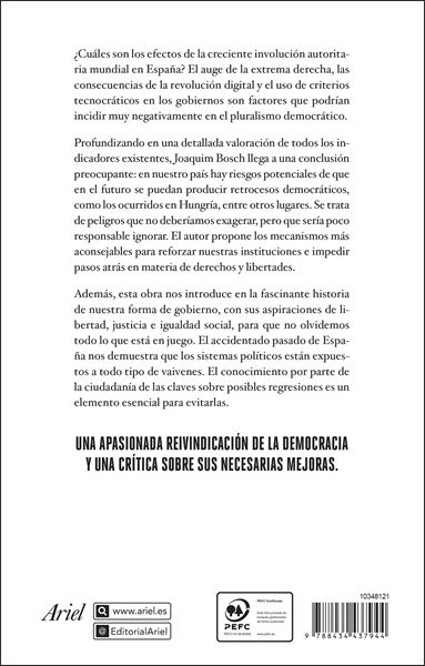 Jaque a la democracia "España ante la amenaza de la deriva autoritaria mundial"