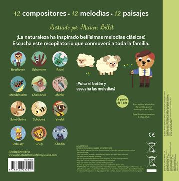 Melodías clásicas de la naturaleza. Mi primer libro de sonidos