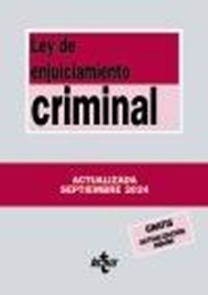 Ley de Enjuiciamiento Criminal, 8ª ed. 09/2024