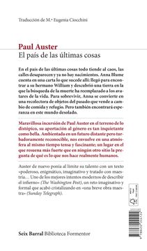 El país de las últimas cosas