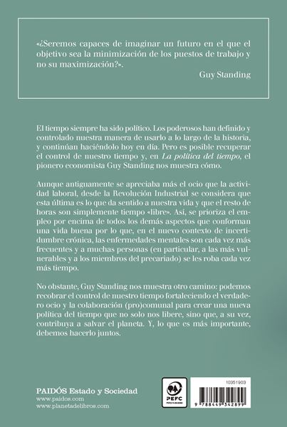 La política del tiempo "Tomar el control en la era de la incertidumbre"