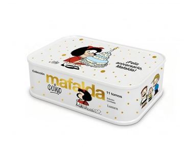 Colección Mafalda: 11 tomos en una caja de lata (edición ¡Feliz aniversario, Maf